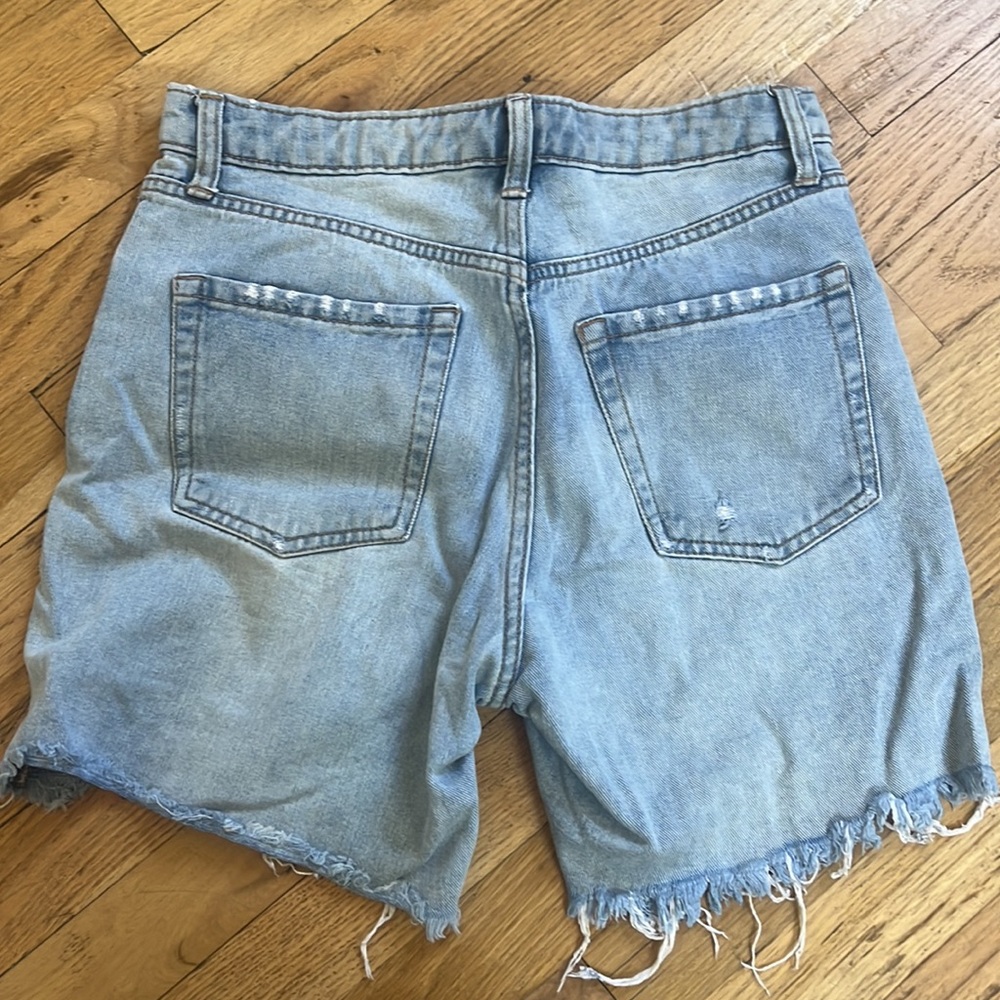 High Rise Denim Shorts - Picture 2 of 2